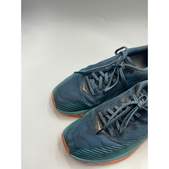Hoka One One Torrent 2 Womens 10 Trail Running Shoes Teal Orange 1110497 RTCN - Picture 2 of 13
